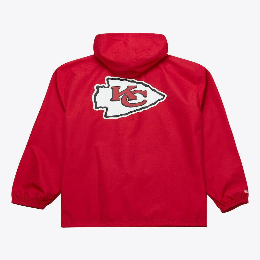 Coaches Full-Snap Hooded Windbreaker Jacket - Kansas City Chiefs