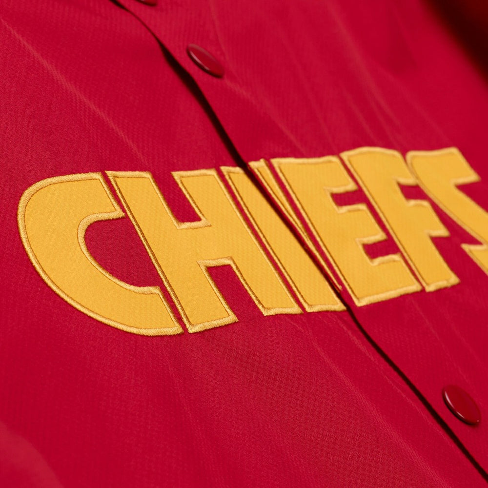 Coaches Full-Snap Hooded Windbreaker Jacket - Kansas City Chiefs