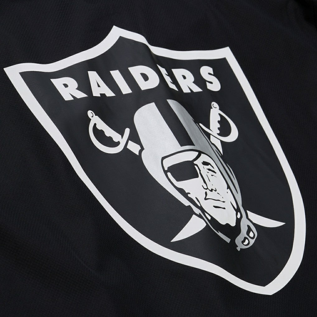 Coaches Full-Snap Hooded Windbreaker Jacket - Las Vegas Raiders
