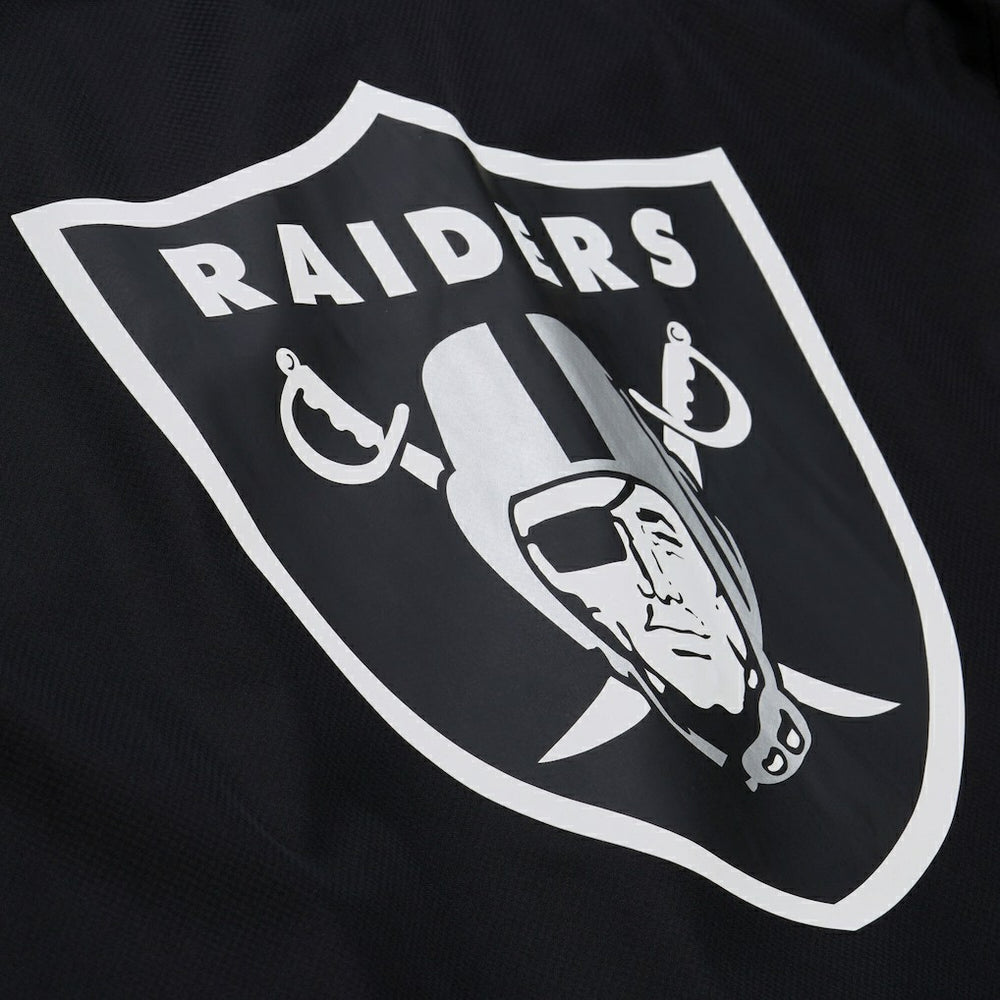 Coaches Full-Snap Hooded Windbreaker Jacket - Las Vegas Raiders