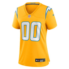 Women's Alternate Charger Power Game Custom Jersey - Los Angeles Chargers