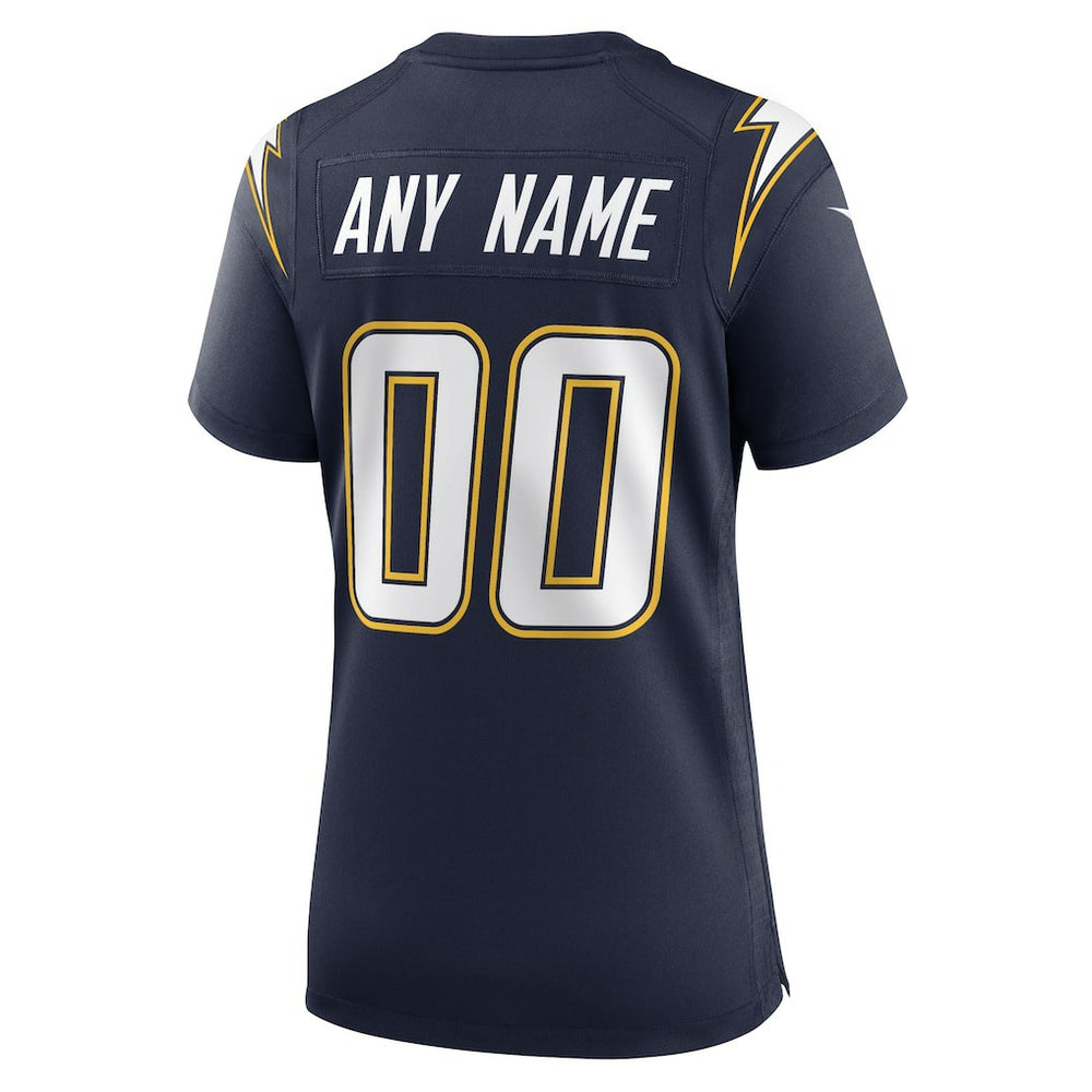 Women's Alternate Super Chargers Game Custom Jersey - Los Angeles Chargers