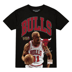 NBA Dennis Rodman Chicago Bulls Hardwood Classics Player Arch T-Shirt sale