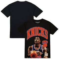 NBA Patrick Ewing New York Knicks Hardwood Classics Player Arch T-Shirt