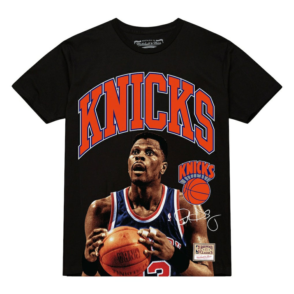 NBA Patrick Ewing New York Knicks Hardwood Classics Player Arch T-Shirt
