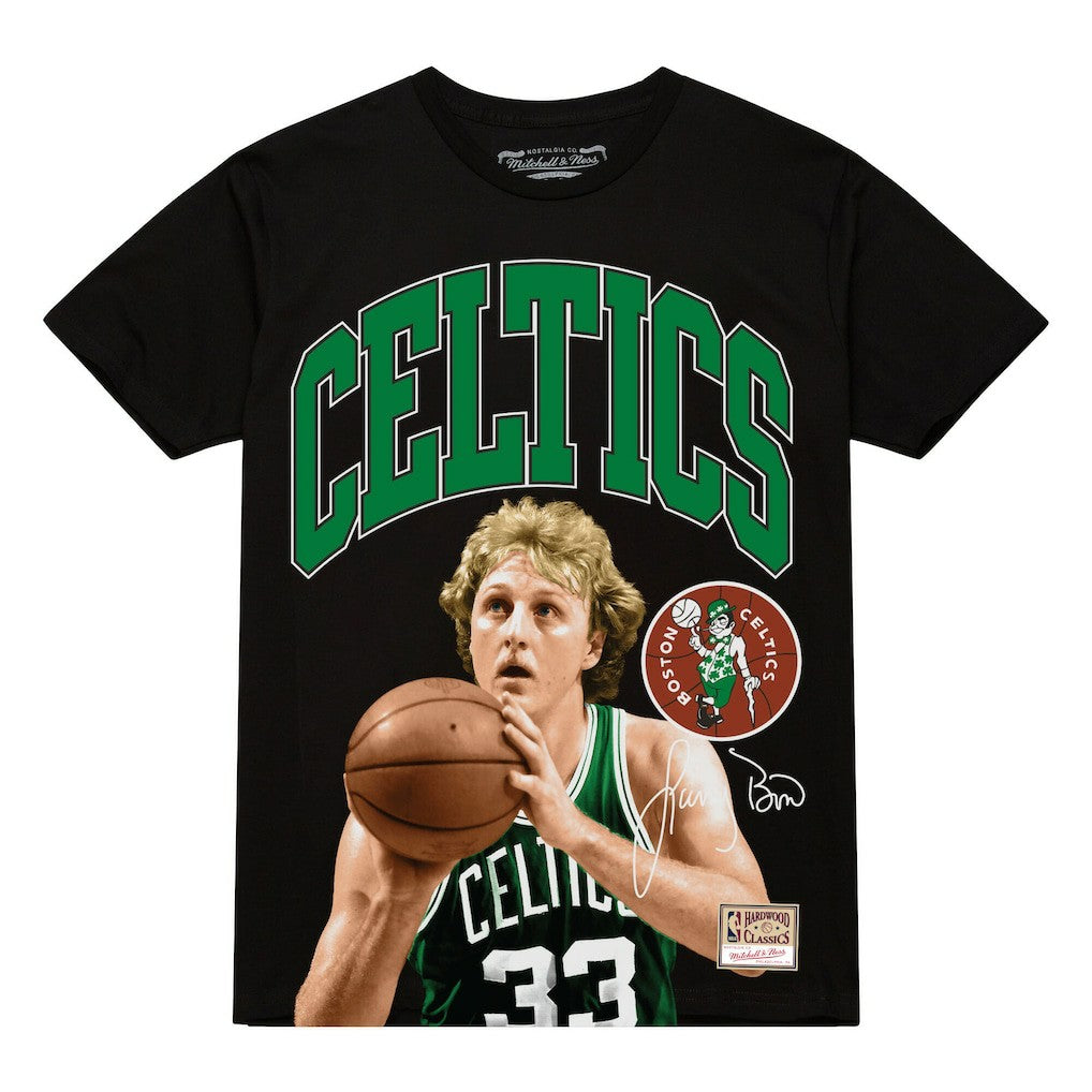 NBA Larry Bird Boston Celtics Hardwood Classics Player Arch T-Shirt