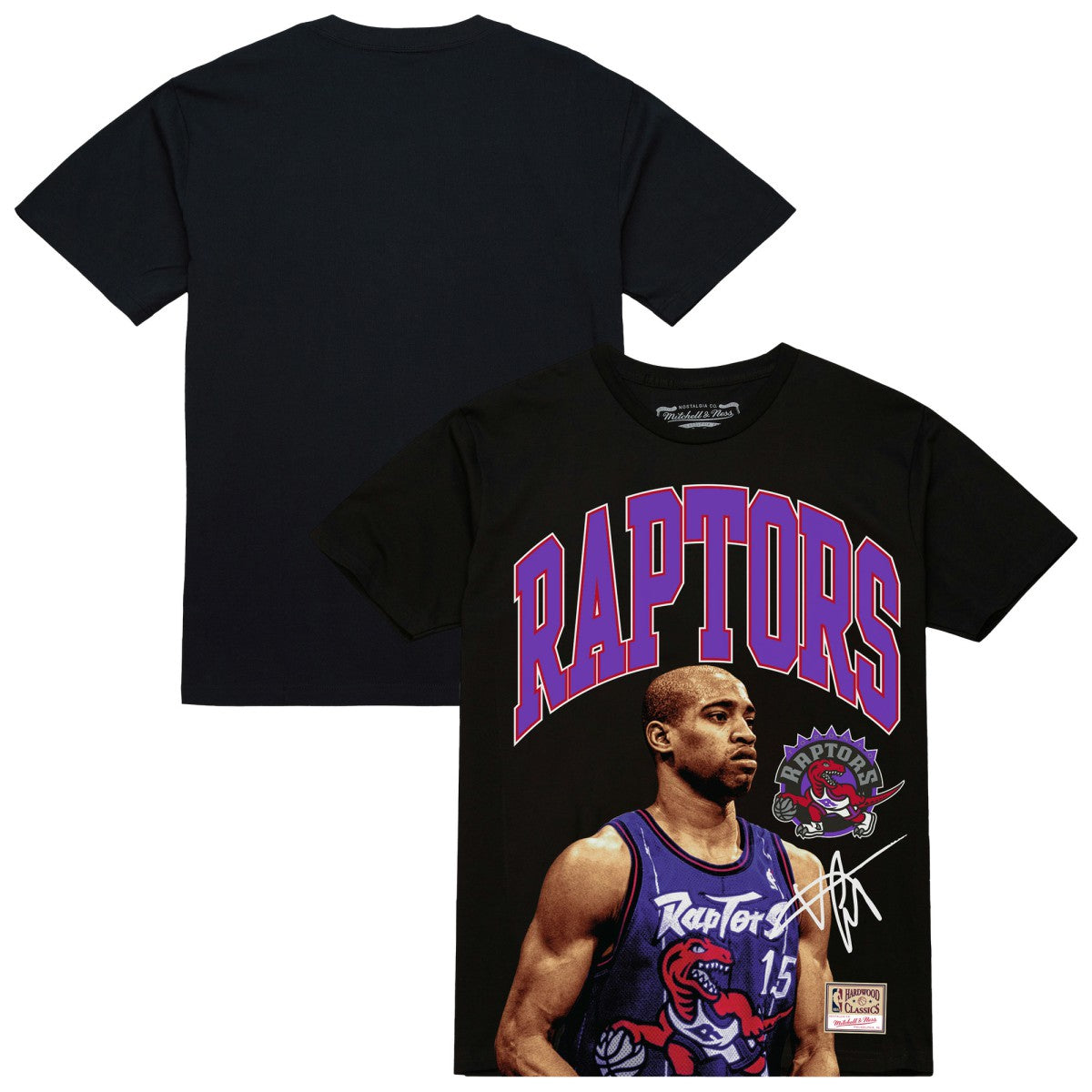 NBA Vince Carter Toronto Raptors Hardwood Classics Player Arch T-Shirt