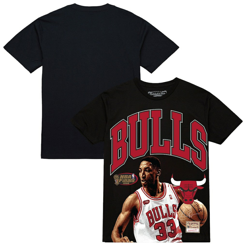 NBA Scottie Pippen Chicago Bulls Hardwood Classics Player Arch T-Shirt sale