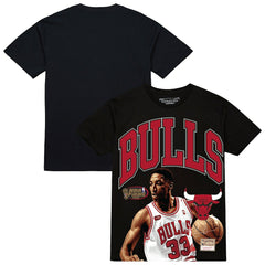 NBA Scottie Pippen Chicago Bulls Hardwood Classics Player Arch T-Shirt sale