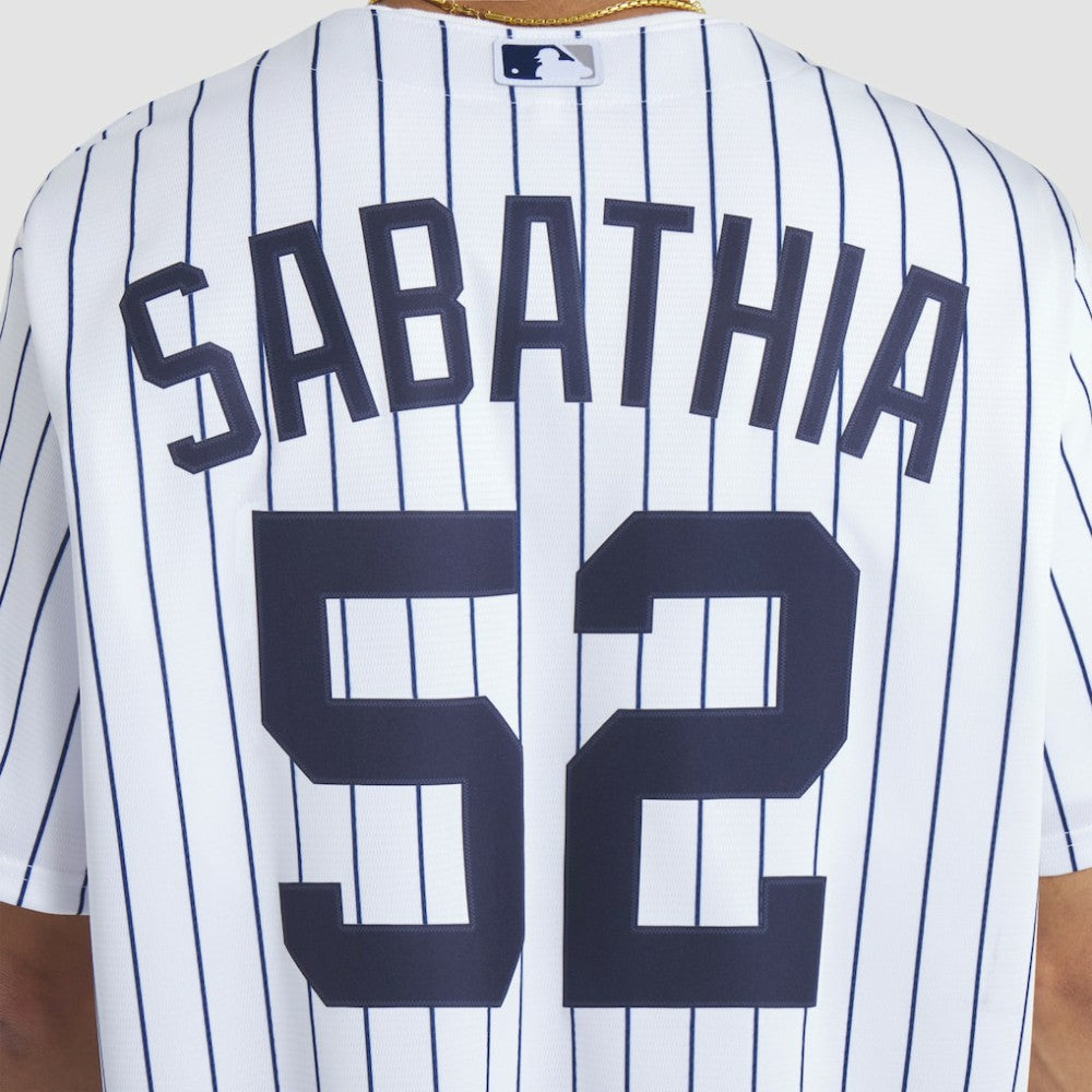 MLB CC Sabathia New York Yankees Nike 2025 Baseball Hall of Fame Name & Number Retired Replica Jersey