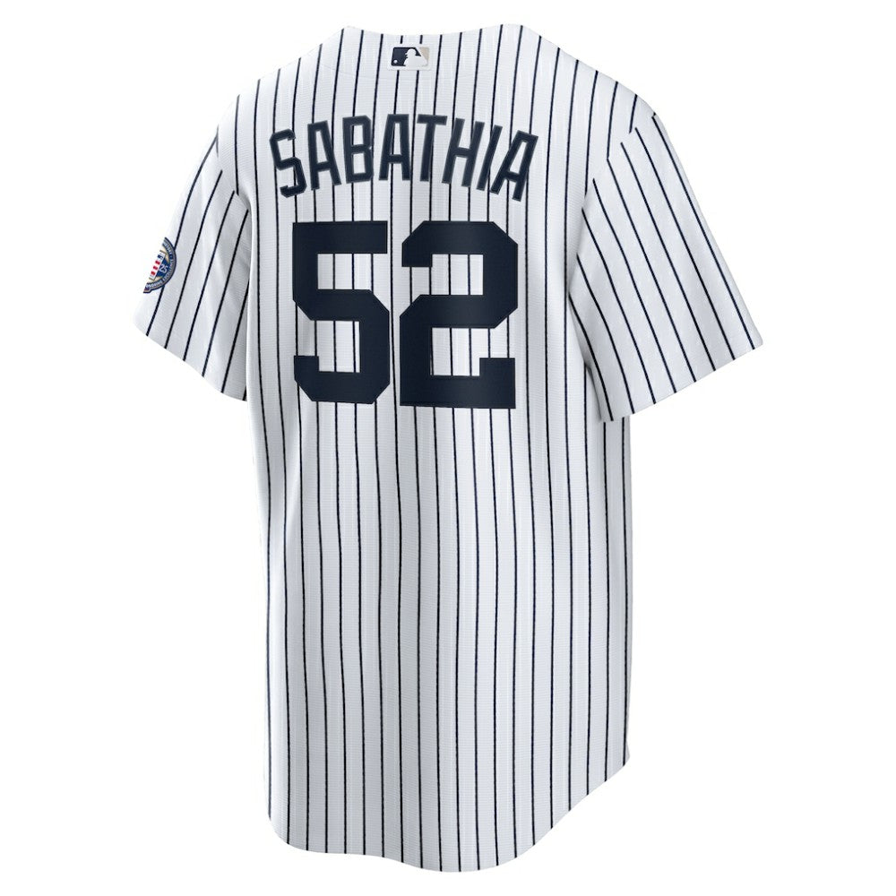 MLB CC Sabathia New York Yankees Nike 2025 Baseball Hall of Fame Name & Number Retired Replica Jersey