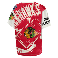 NHL Cream Chicago Blackhawks Outerstuff Youth Top Player T-Shirt