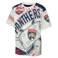 NHL Cream Florida Panthers Outerstuff Youth Top Player T-Shirt