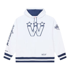NHL White Washington Capitals Mitchell & Ness Arctic Fleece Hoodie