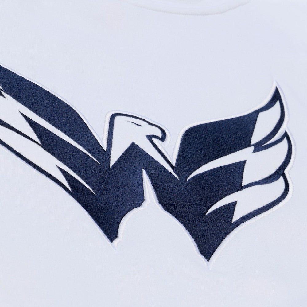 NHL White Washington Capitals Mitchell & Ness Arctic Fleece Hoodie