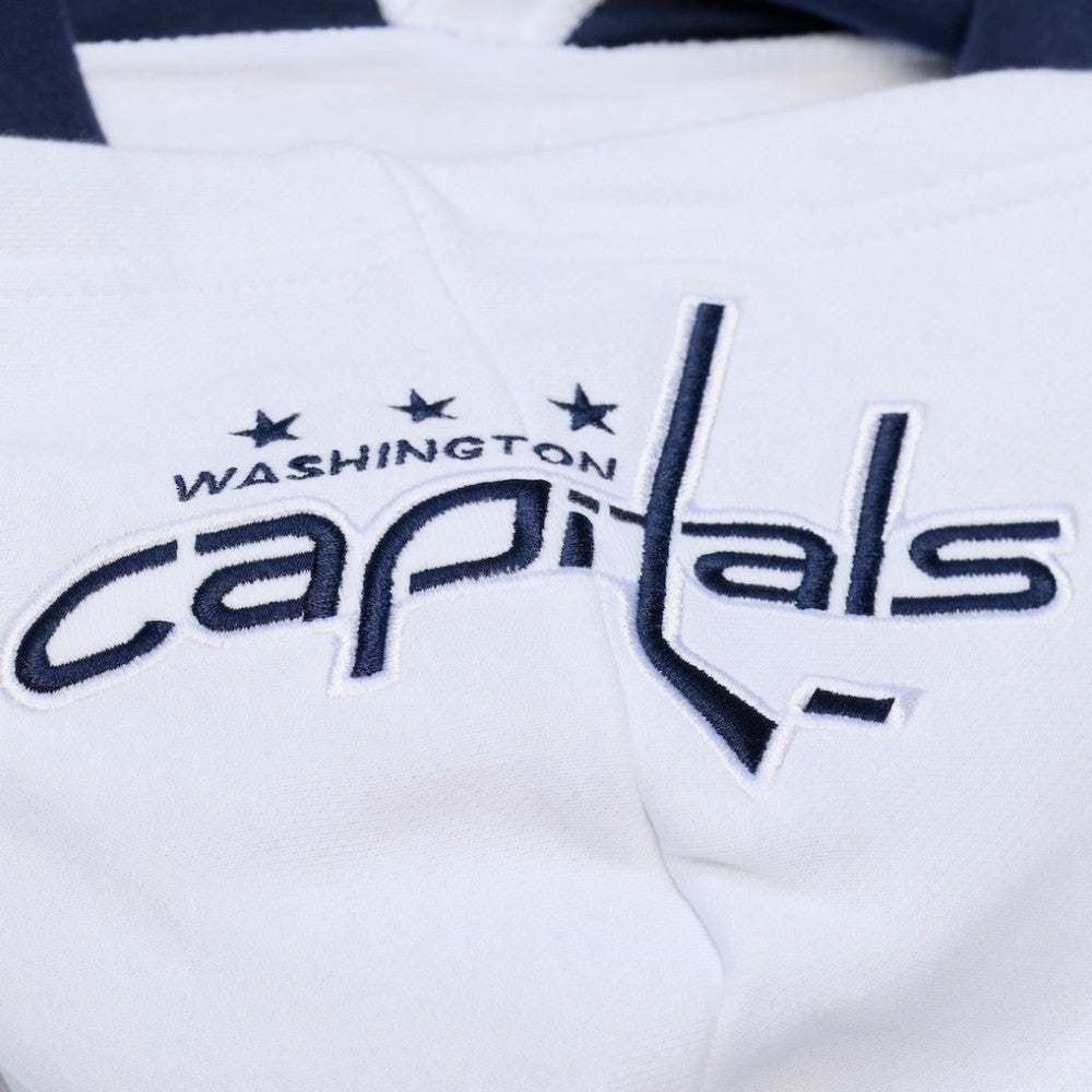 NHL White Washington Capitals Mitchell & Ness Arctic Fleece Hoodie