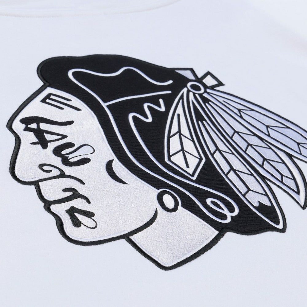 NHL White Chicago Blackhawks Mitchell & Ness Arctic Fleece Hoodie
