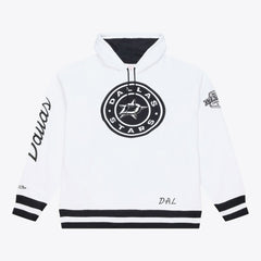 NHL White Dallas Stars Mitchell & Ness Arctic Fleece Hoodie