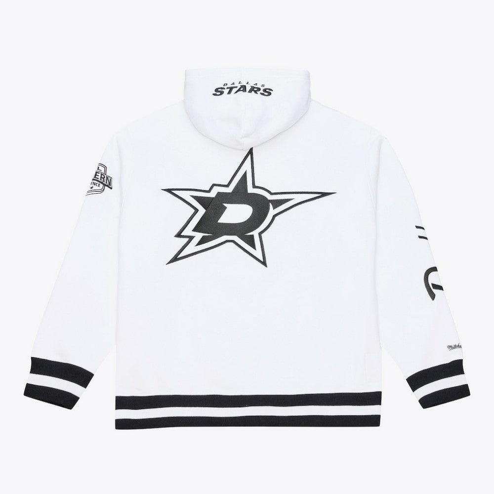 NHL White Dallas Stars Mitchell & Ness Arctic Fleece Hoodie