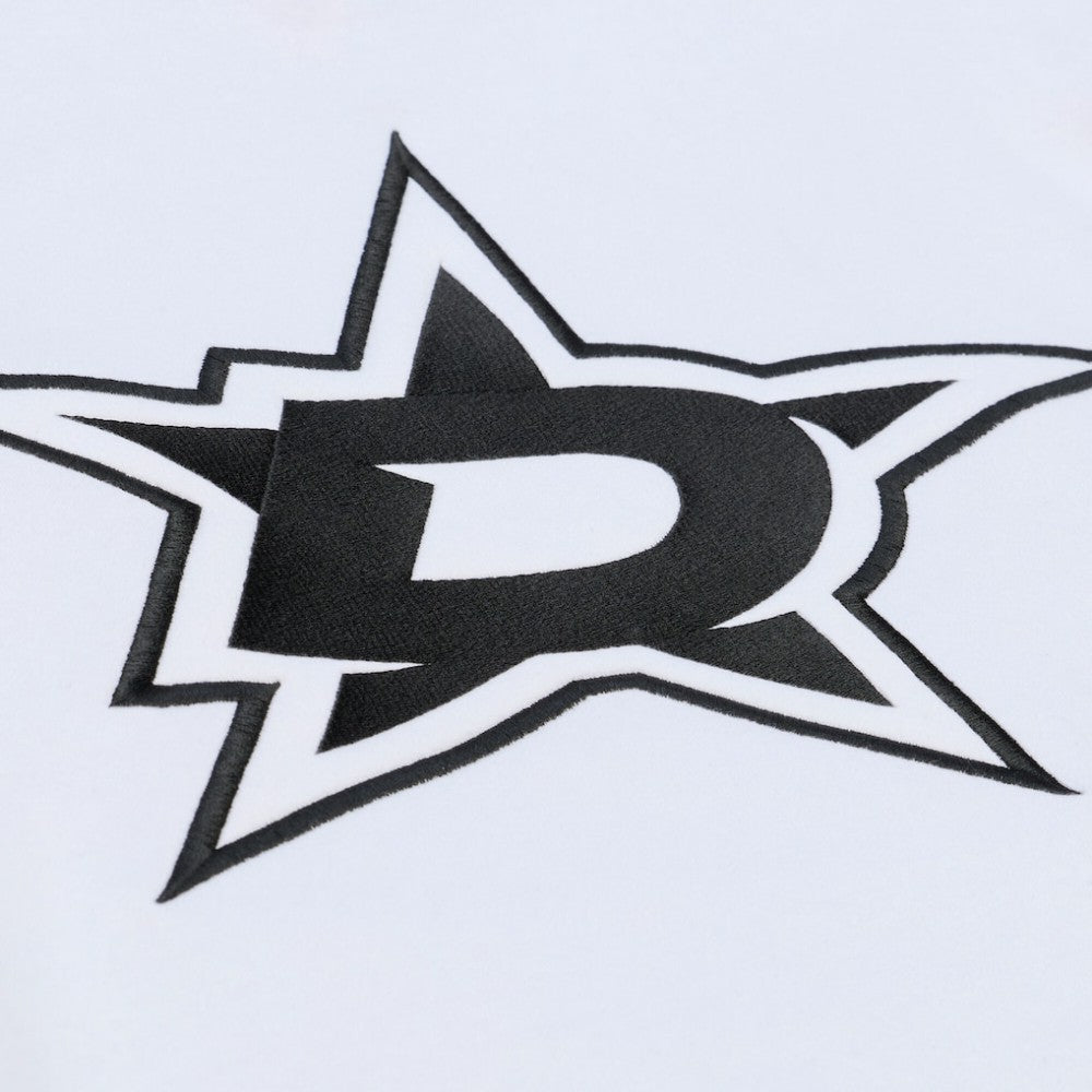 NHL White Dallas Stars Mitchell & Ness Arctic Fleece Hoodie