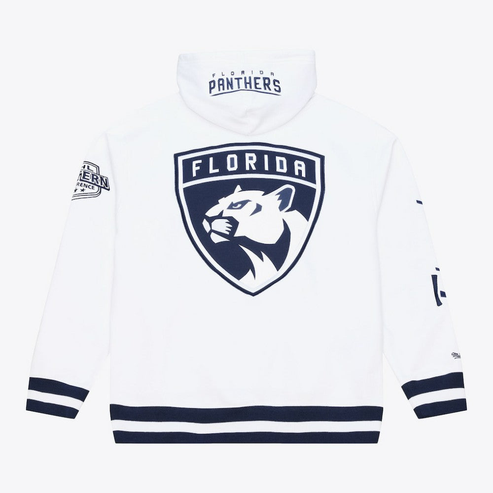 NHL White Florida Panthers Mitchell & Ness Arctic Fleece Hoodie