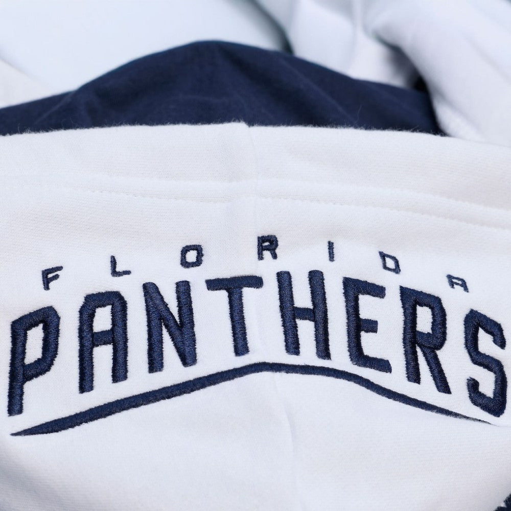 NHL White Florida Panthers Mitchell & Ness Arctic Fleece Hoodie