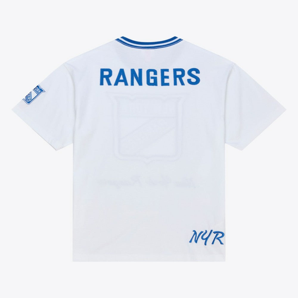 NHL White New York Rangers Mitchell & Ness Arctic T-Shirt- White