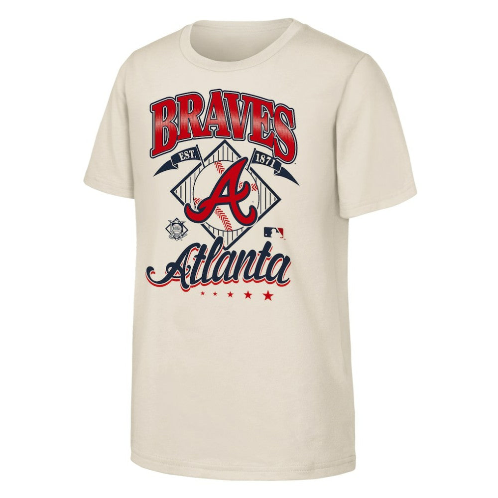 MLB Atlanta Braves Outerstuff Youth Triple Hit T-Shirt