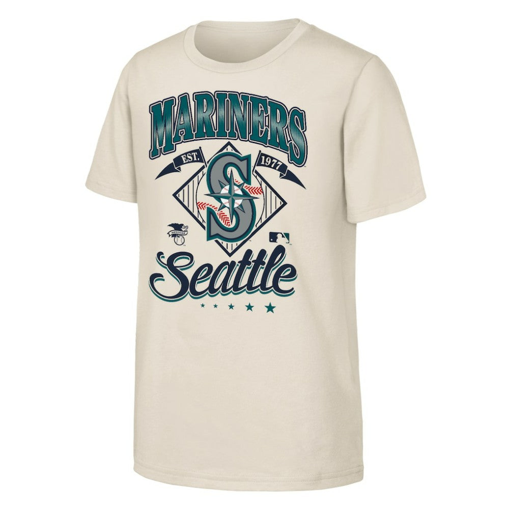 MLB Seattle Mariners Outerstuff Youth Triple Hit T-Shirt