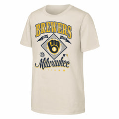 MLB Milwaukee Brewers Outerstuff Youth Triple Hit T-Shirt