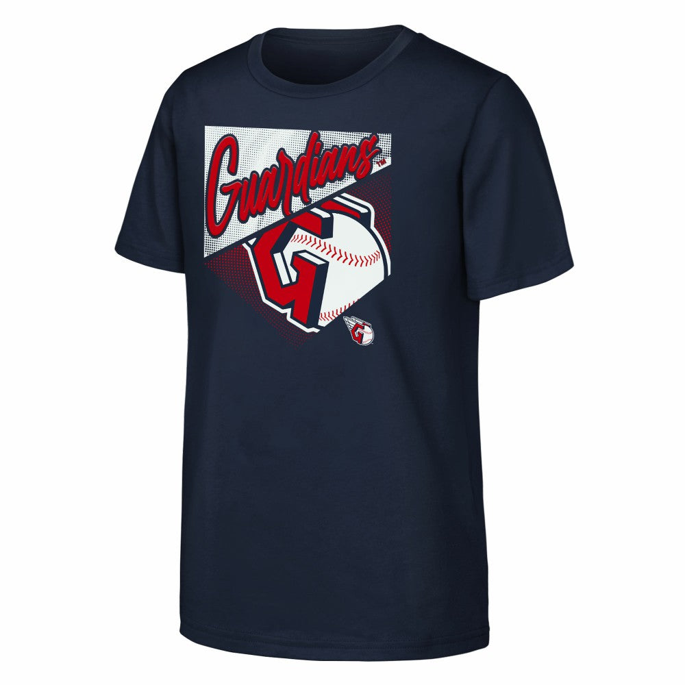 MLB Cleveland Guardians Outerstuff Youth Prime Plate T-Shirt