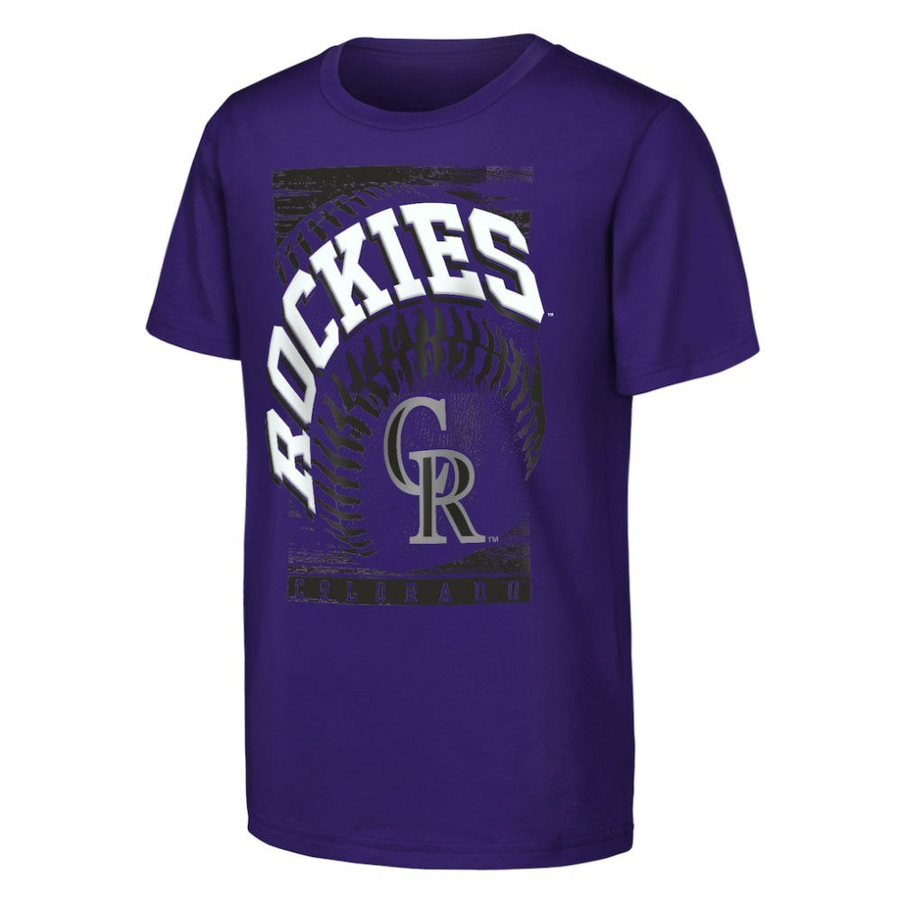 MLB Colorado Rockies Outerstuff Youth Speed Pitch T-Shirt