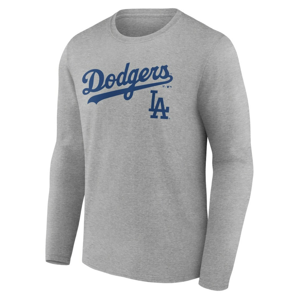 MLB Los Angeles Dodgers Team Lockup Long Sleeve T-Shirt