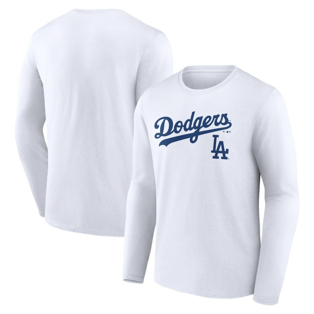MLB Los Angeles Dodgers Team Lockup Long Sleeve T-Shirt