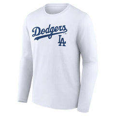 MLB Los Angeles Dodgers Team Lockup Long Sleeve T-Shirt
