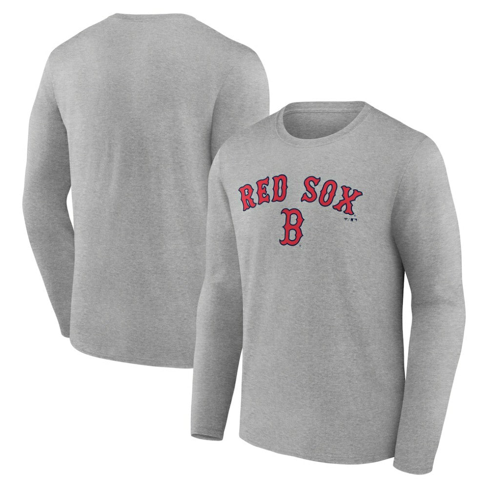 MLB Boston Red Sox Team Lockup Long Sleeve T-Shirt