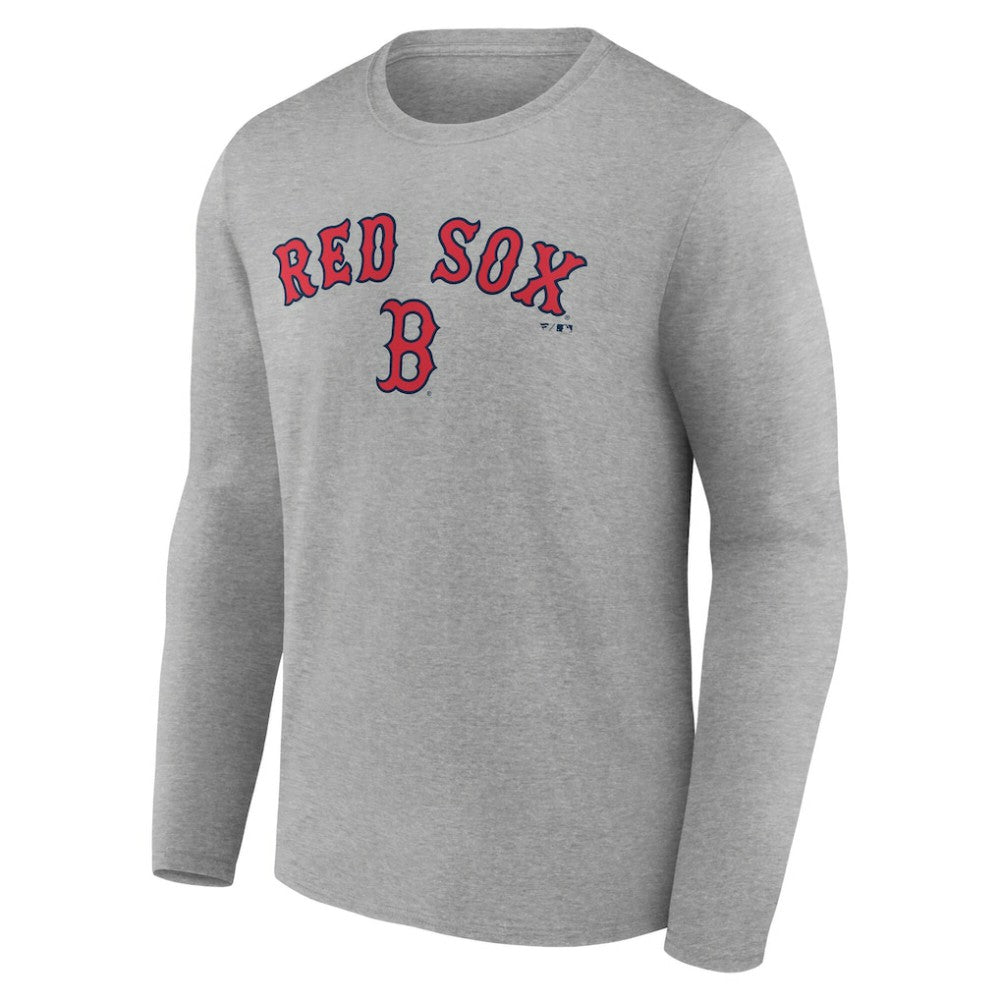 MLB Boston Red Sox Team Lockup Long Sleeve T-Shirt