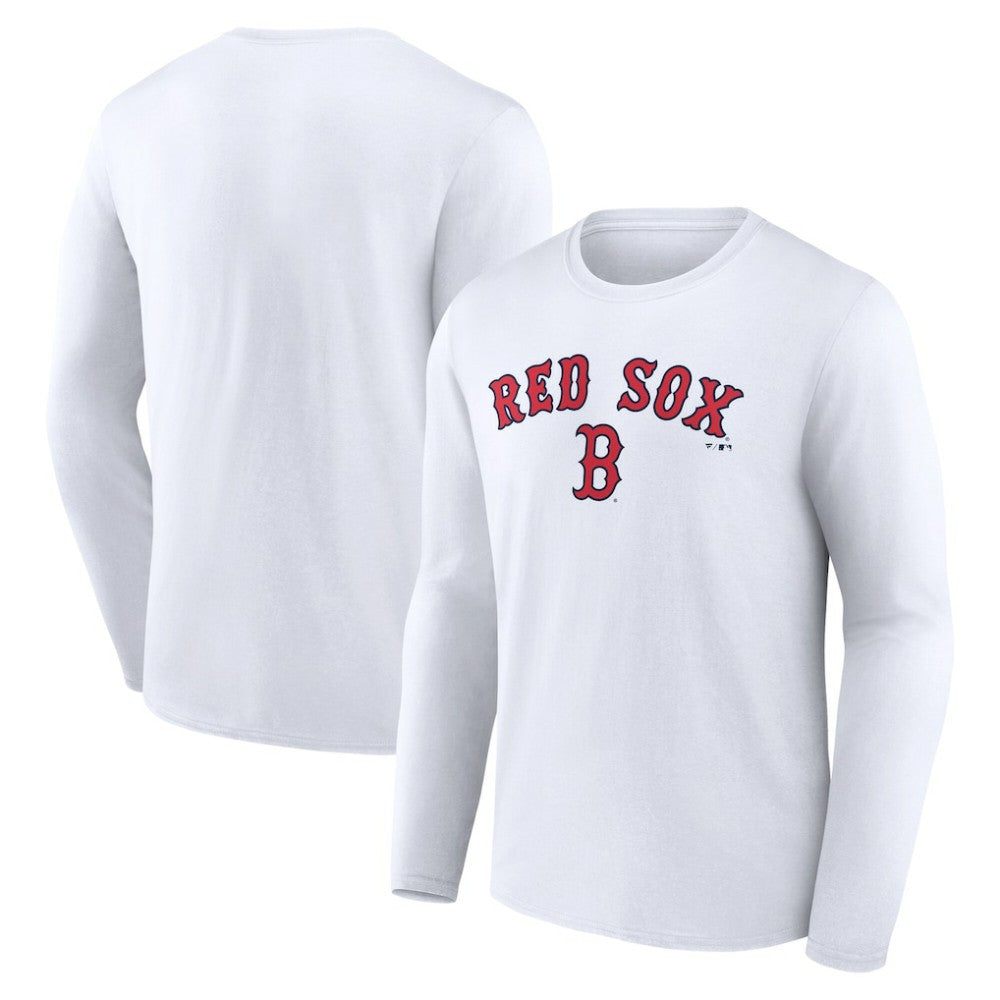 MLB Boston Red Sox Team Lockup Long Sleeve T-Shirt