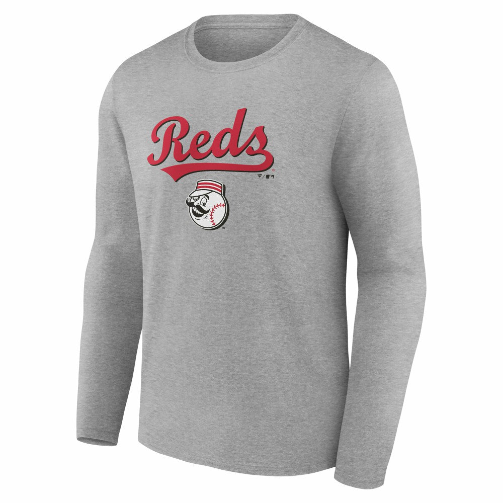 MLB Cincinnati Reds Team Lockup Long Sleeve T-Shirt