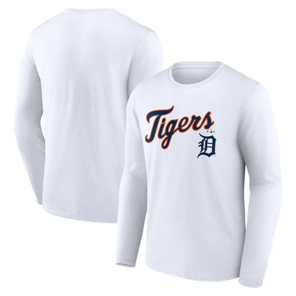 MLB Detroit Tigers Team Lockup Long Sleeve T-Shirt