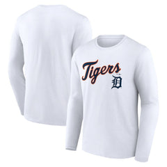 MLB Detroit Tigers Team Lockup Long Sleeve T-Shirt