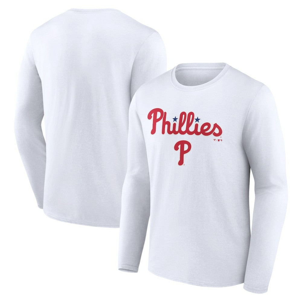 MLB Philadelphia Phillies Team Lockup Long Sleeve T-Shirt