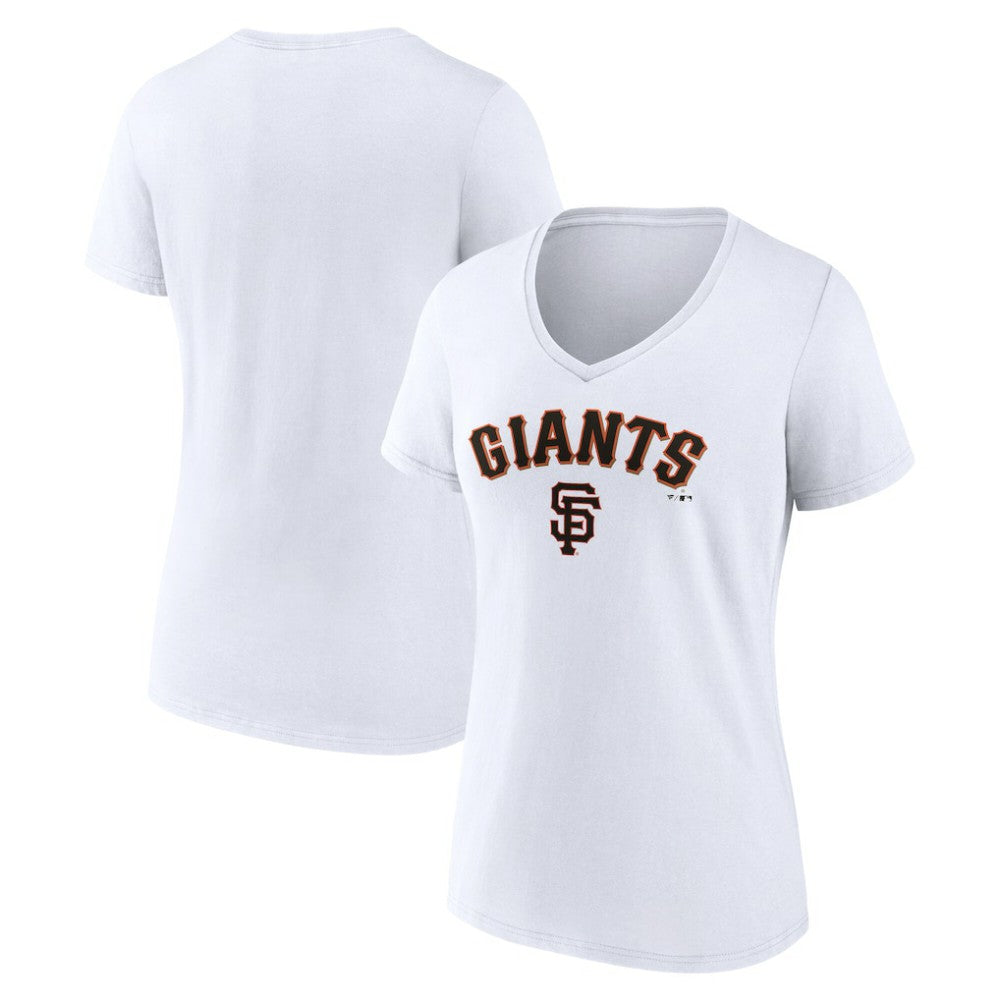 MLB San Francisco Giants Women's Team Lockup V-Neck T-Shirt