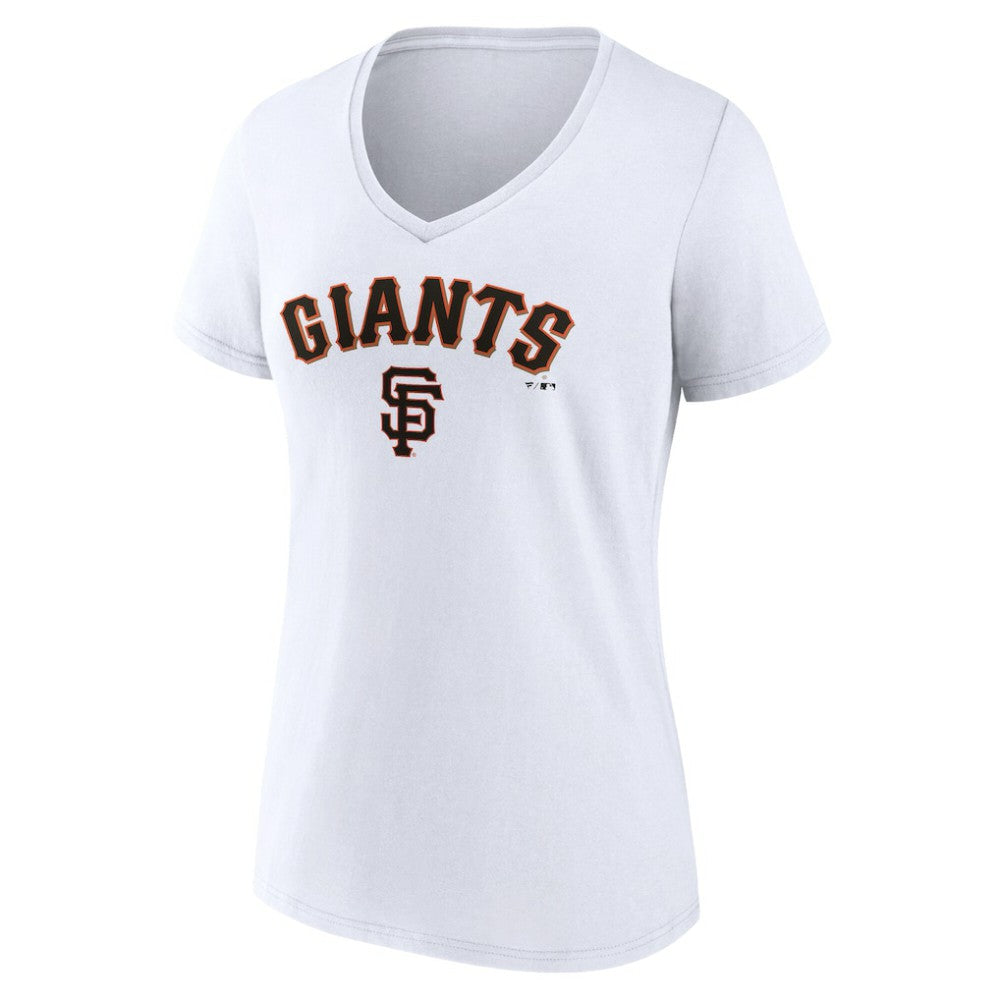 MLB San Francisco Giants Women's Team Lockup V-Neck T-Shirt