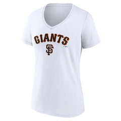 MLB San Francisco Giants Women's Team Lockup V-Neck T-Shirt