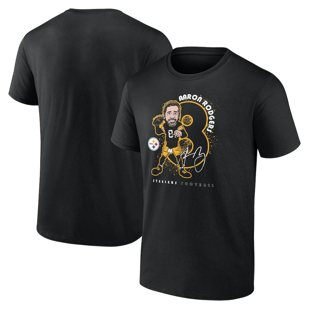 Aaron Rodgers  Steel City T-Shirt - Pittsburgh Steelers
