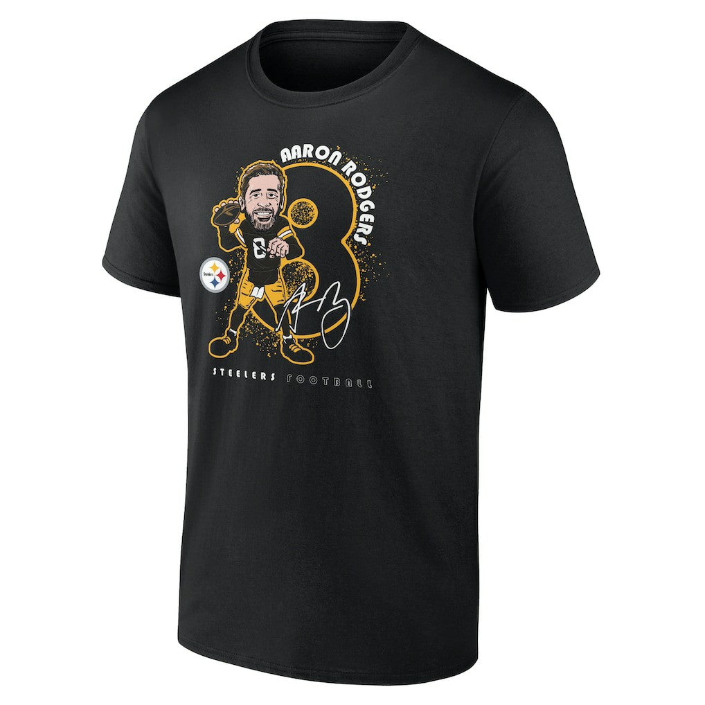 Aaron Rodgers  Steel City T-Shirt - Pittsburgh Steelers