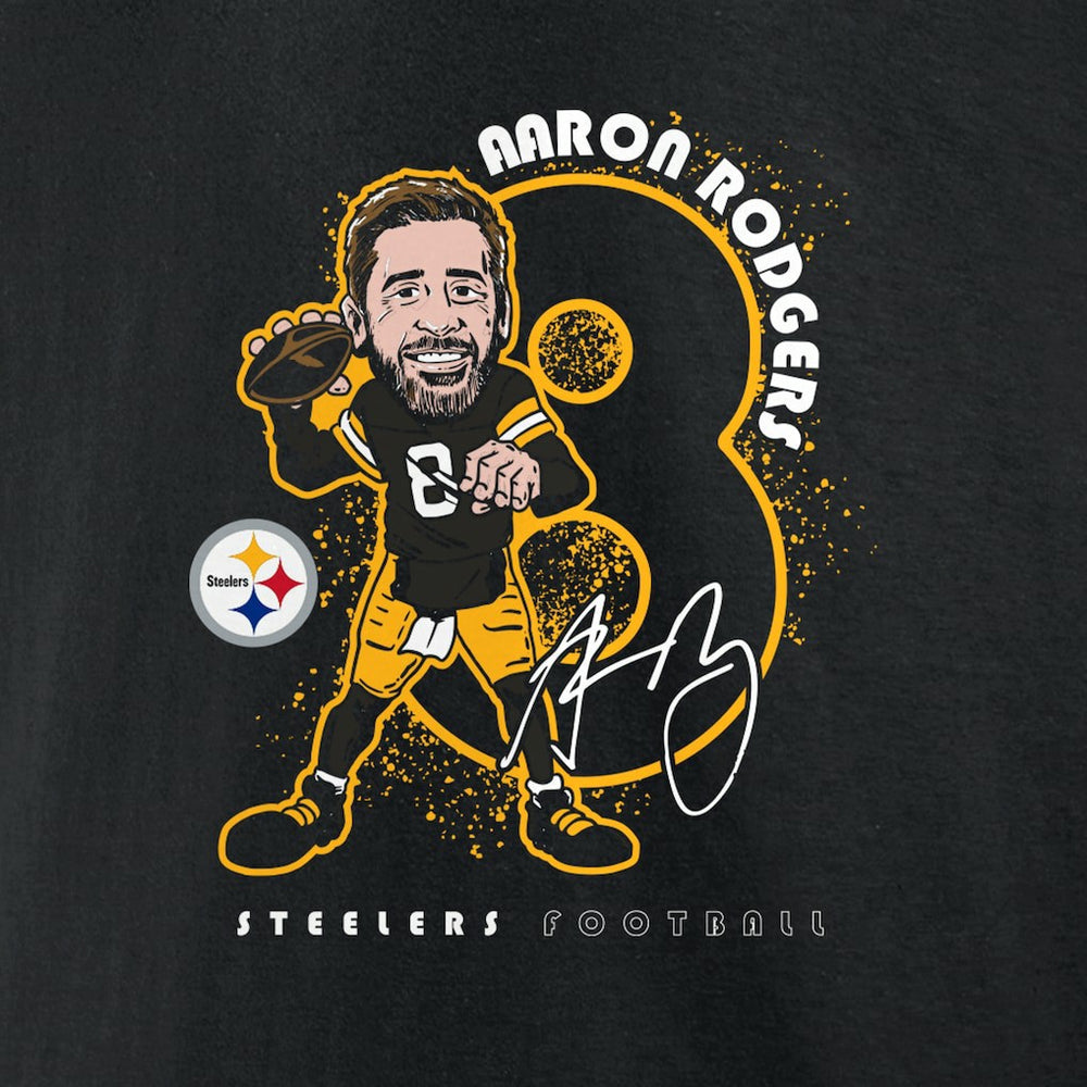 Aaron Rodgers  Steel City T-Shirt - Pittsburgh Steelers