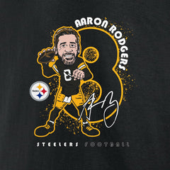 Aaron Rodgers  Steel City T-Shirt - Pittsburgh Steelers