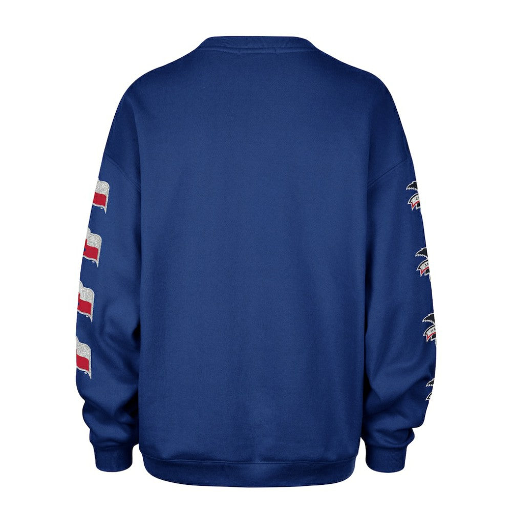 MLB Texas Rangers '47 Women's Trendy Team Go Big Oversized Sweatshirt